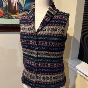 Gorgeous Chaps Fair Isle Knitted Sweater Vest